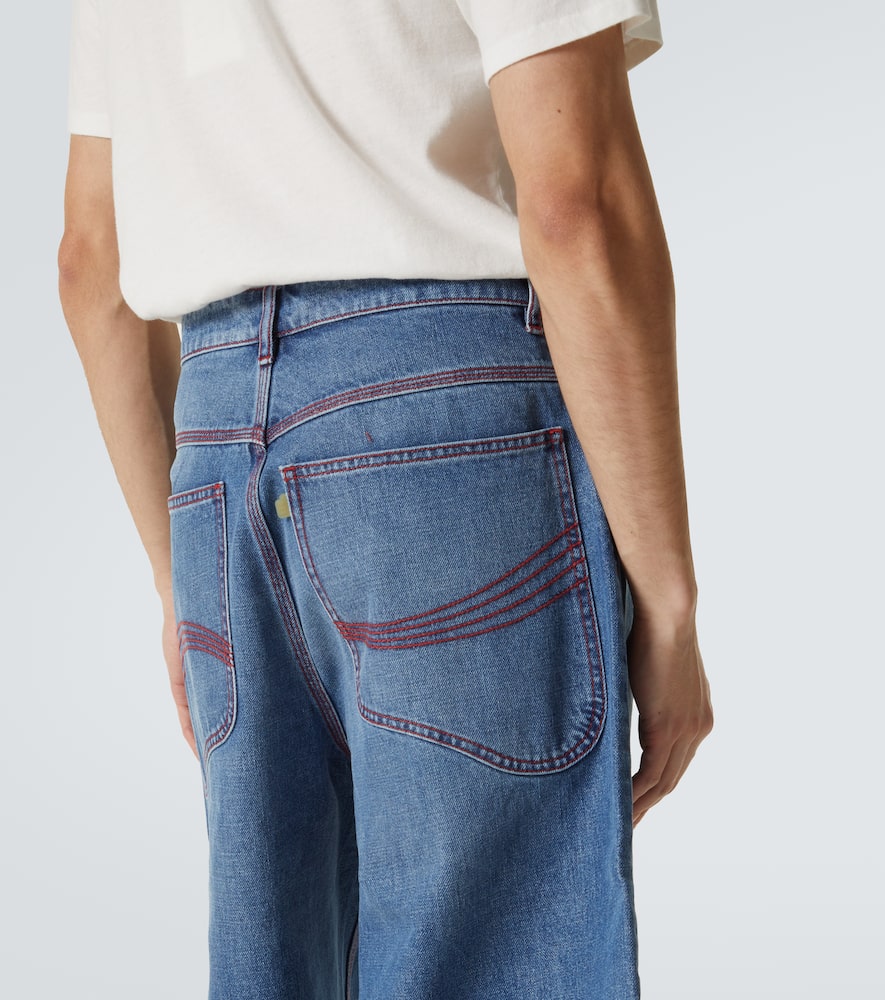 Indiana denim Bermuda shorts
