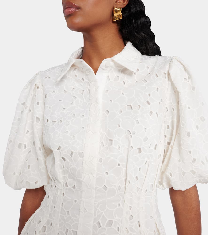 Cleo broderie anglaise cotton minidress