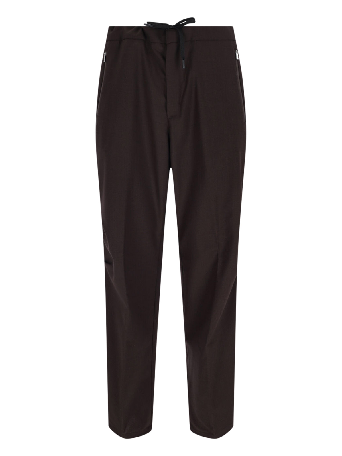 Trousers Brown Polyester - Men