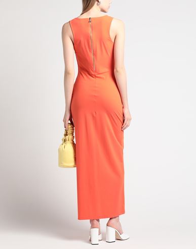 Woman Maxi dress Orange Size 1 Polyamide, Elastane