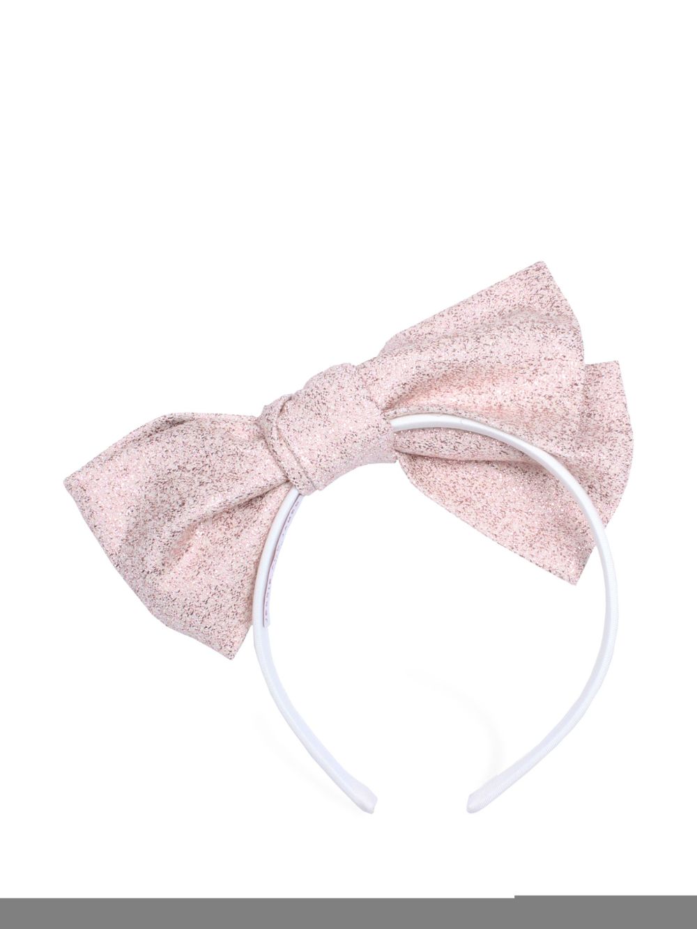 Glitter bow tie hair band - Pink