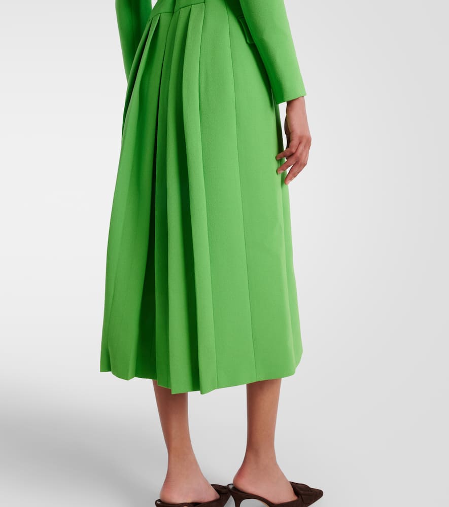 Kalonice wool crêpe midi dress