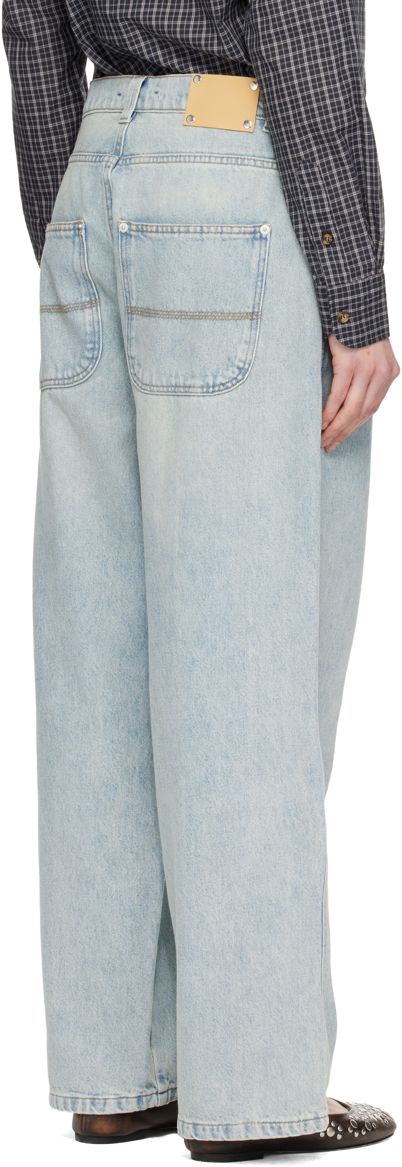 Blue Baggy Jeans