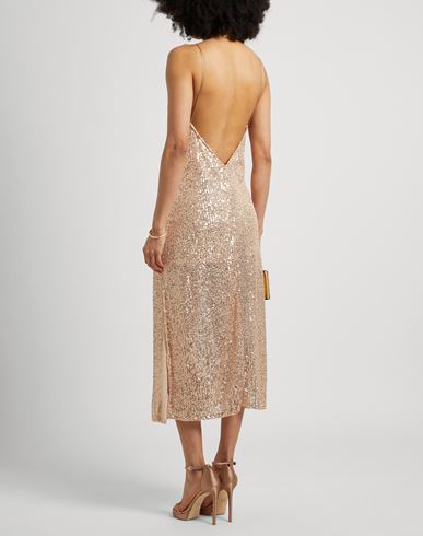 The Nina Studio Woman Midi dress Beige Size M Polyester
