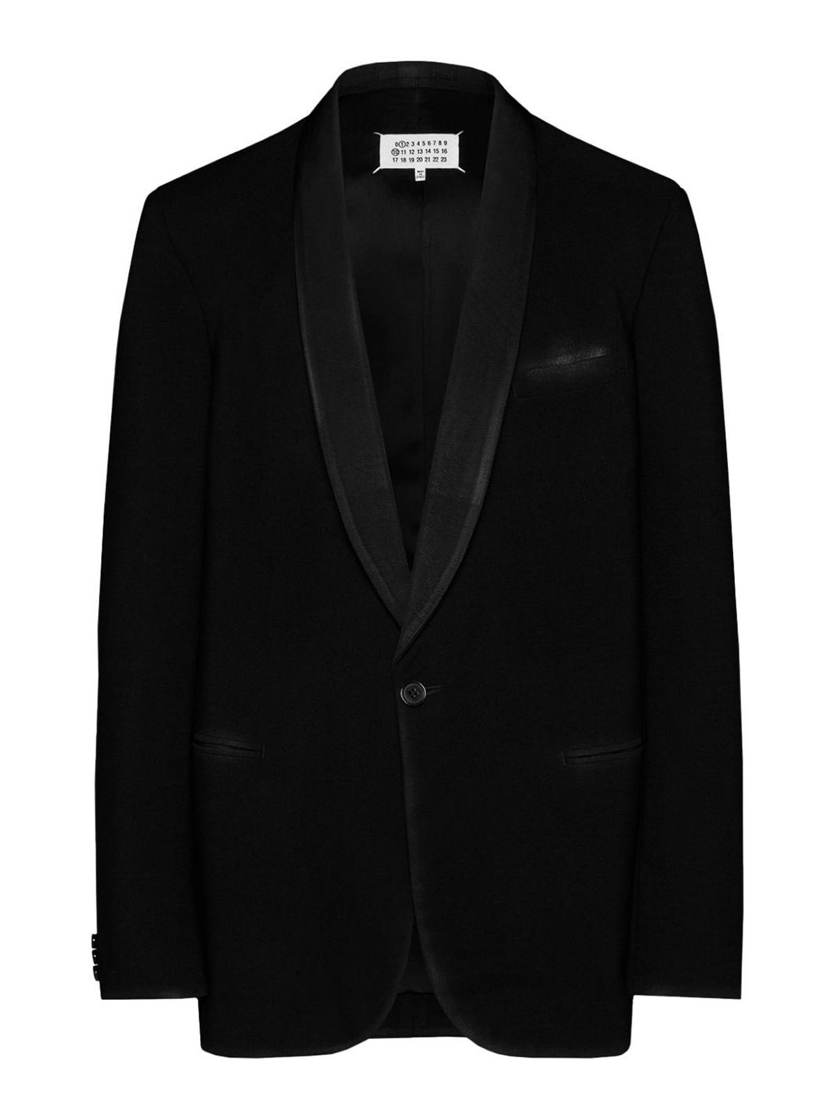 Wool Single-Breasted Blazer Jacket