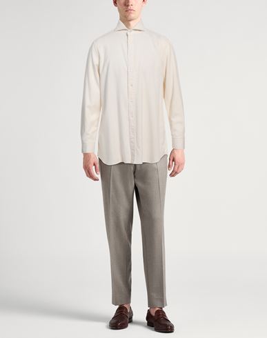 Lardini Man Shirt Off white Size 15 ¾ Cotton