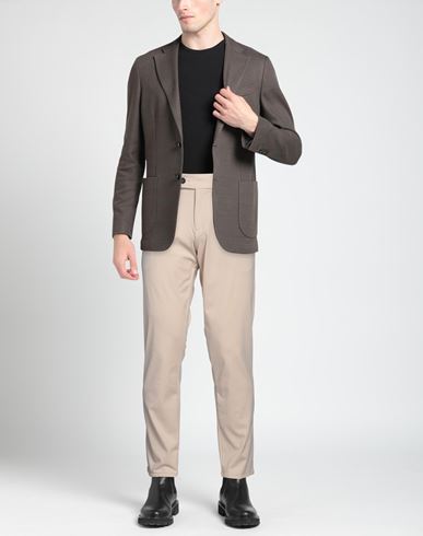 Man Pants Beige Size 38 Polyamide, Elastane