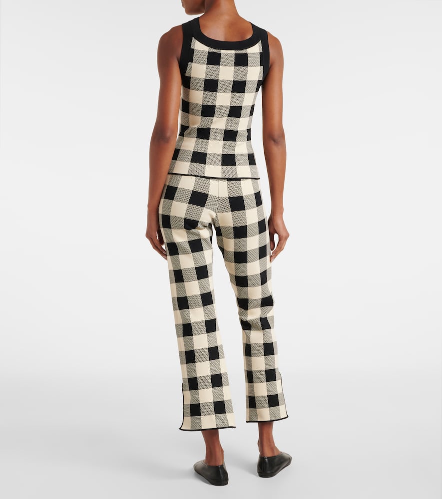 Pippa checked tank top