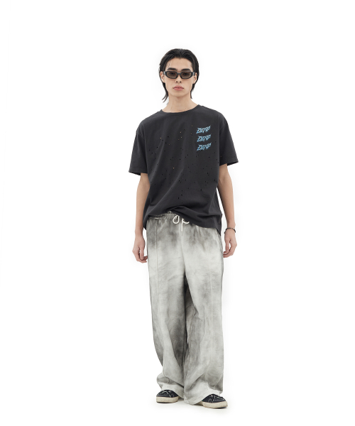 ICY LOGO DAMAGED T-SHIRTS