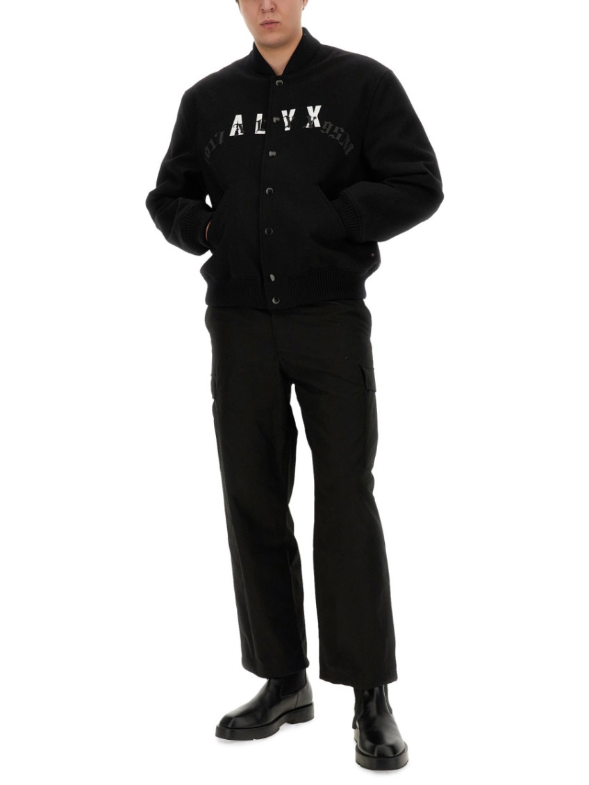 Black Mandarin Collar Jackets