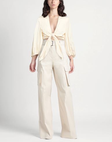 Woman Shirt Cream Size 8 Polyamide