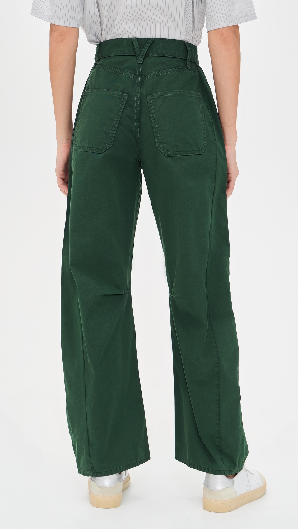 Sloan Barrel Leg Jeans Dark Hunter Green