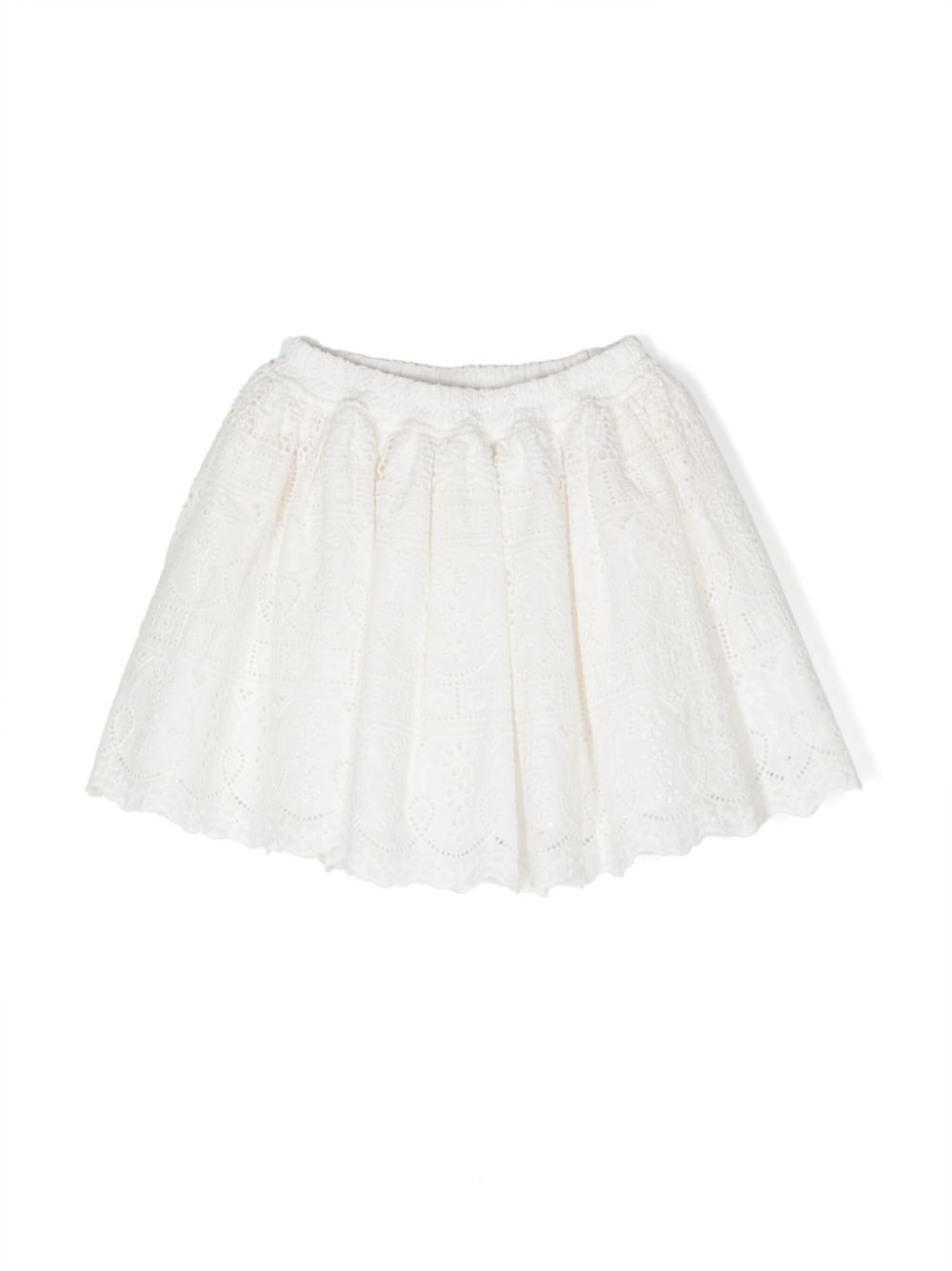 Alegra broderie-anglaise skirt - White