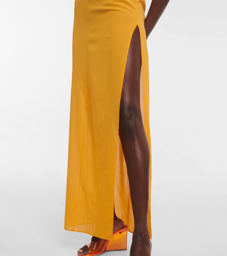 Nensi Dojaka Cutout halterneck maxi dress