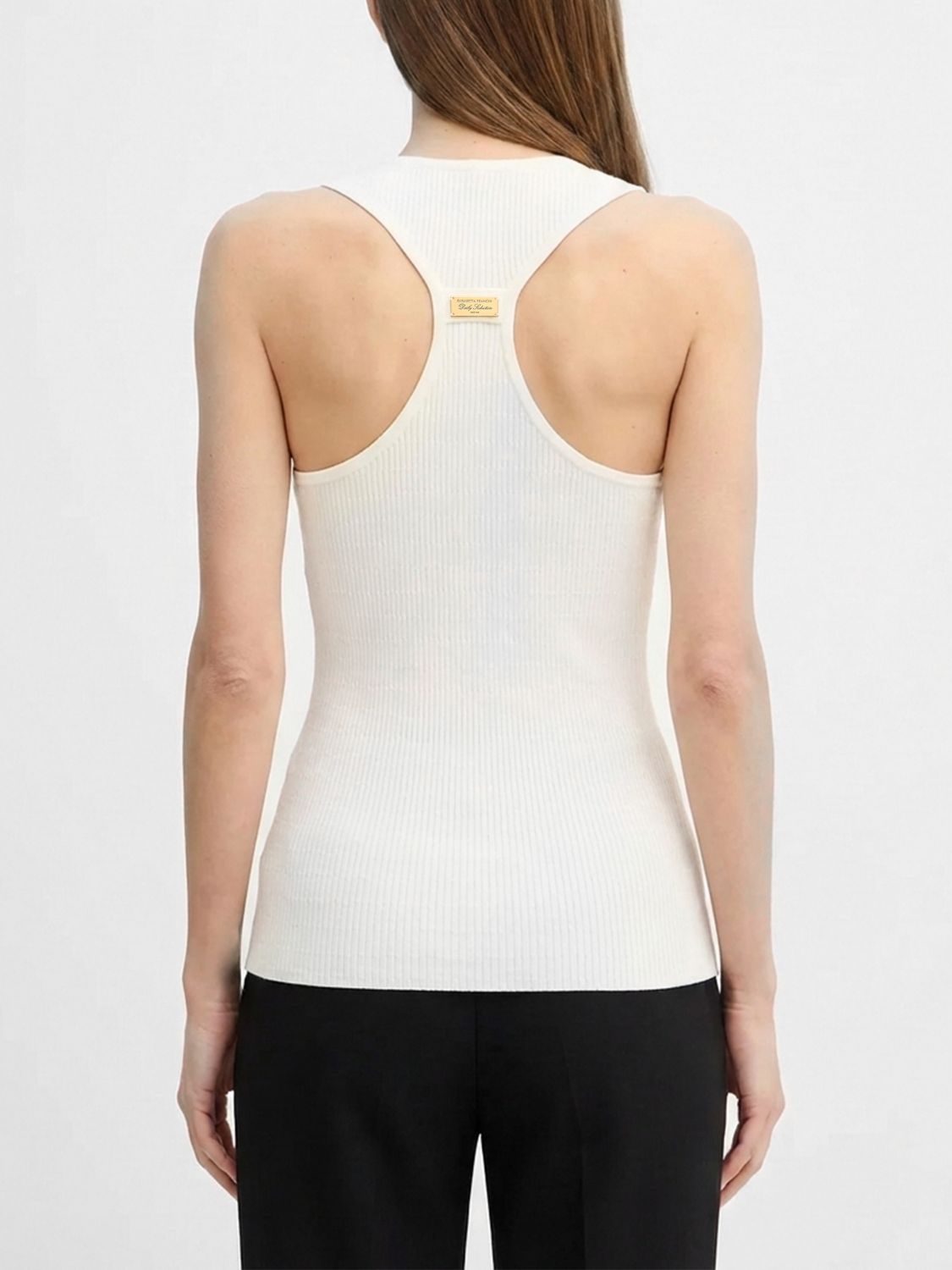 Top Woman color Black