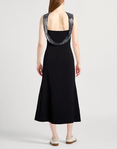 Woman Midi dress Black Size 4 Viscose, Acetate, Elastane