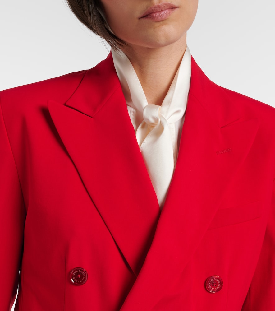 Ramona double-breasted wool-blend blazer