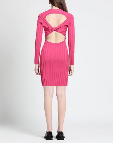 Woman Mini dress Fuchsia Size 1 Viscose, Polyamide, Polyester