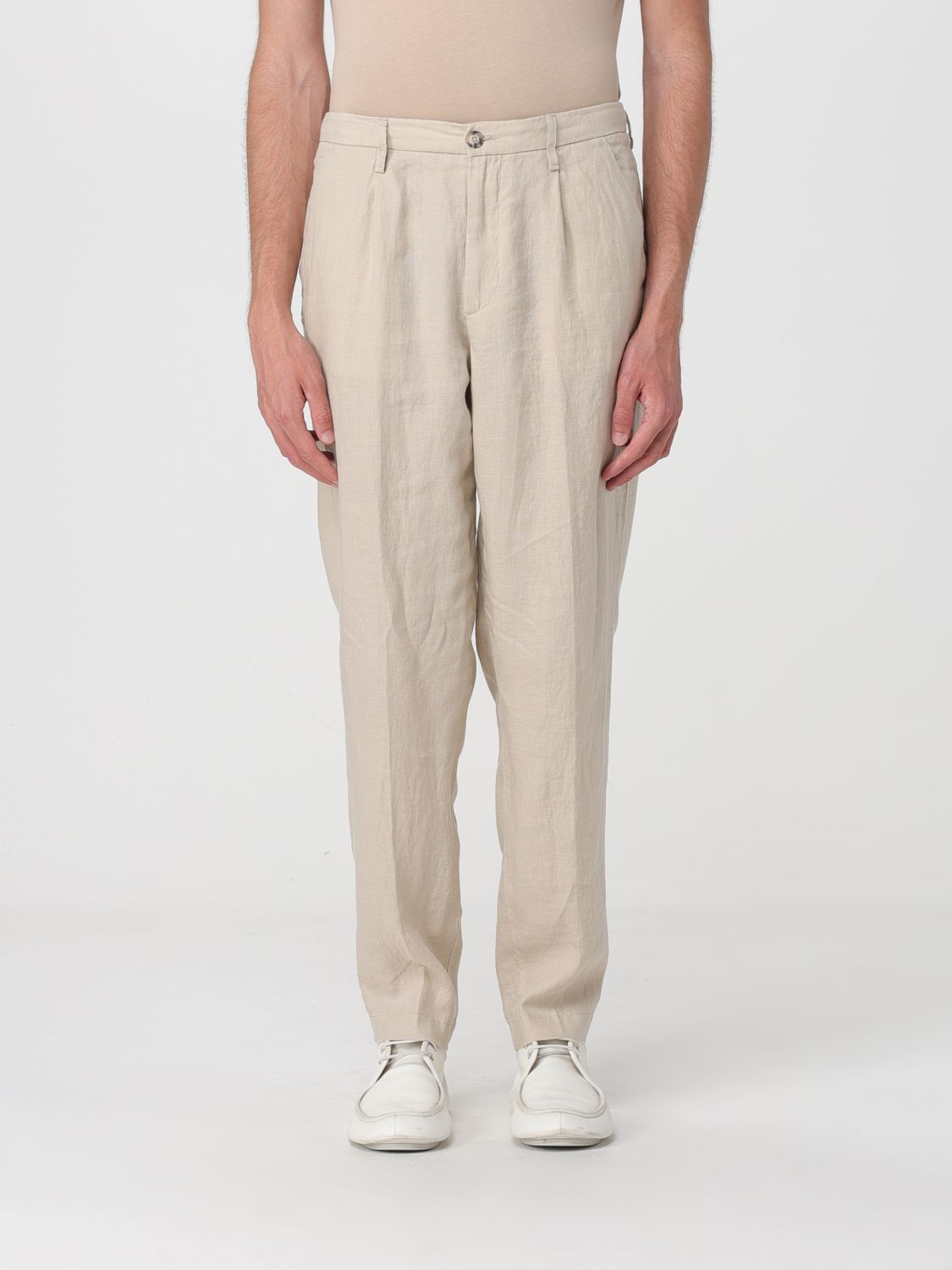Pants Men color Beige