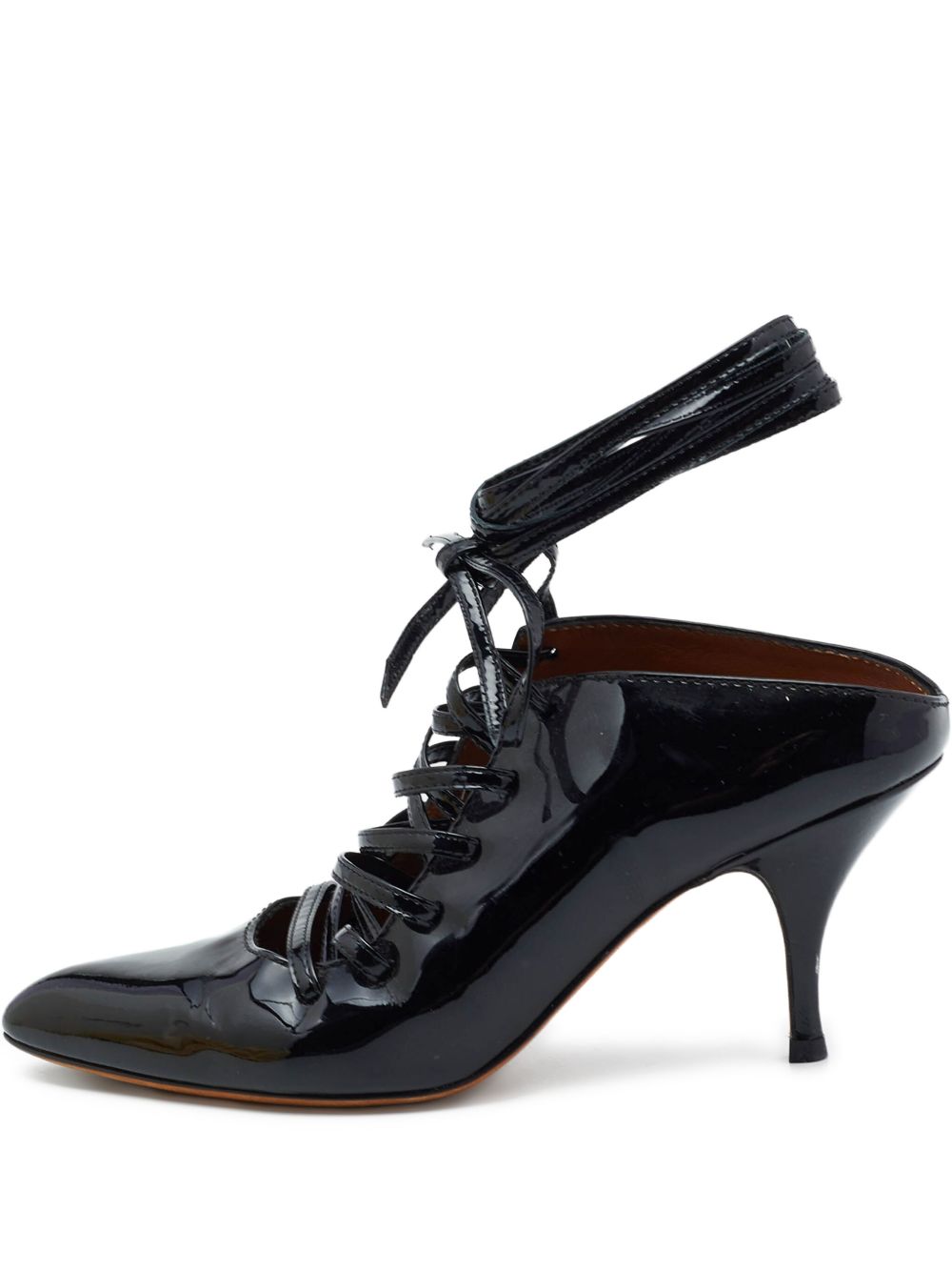 80mm patent-leather pumps - Black