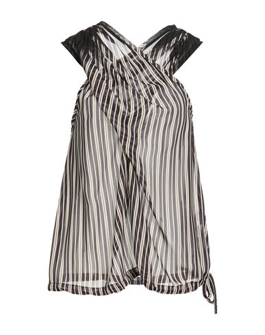 Aviù Woman Top Black Size 8 Polyester