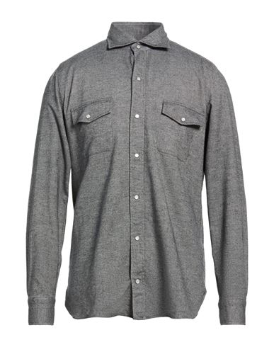 Man Shirt Charcoal Size M Cotton