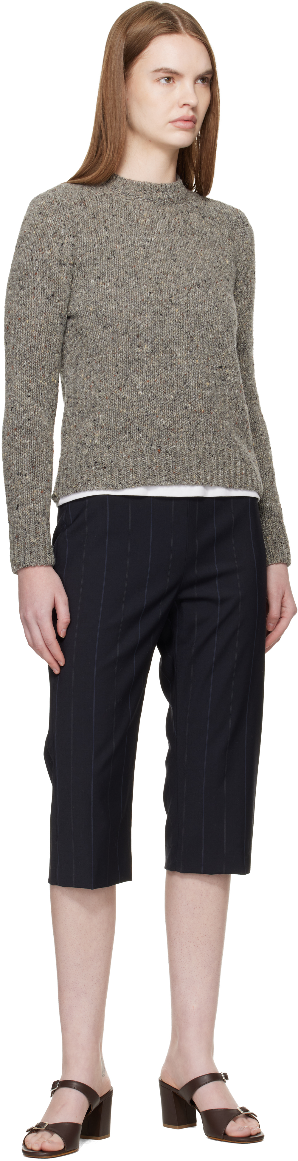 Gray Arden Donegal Sweater