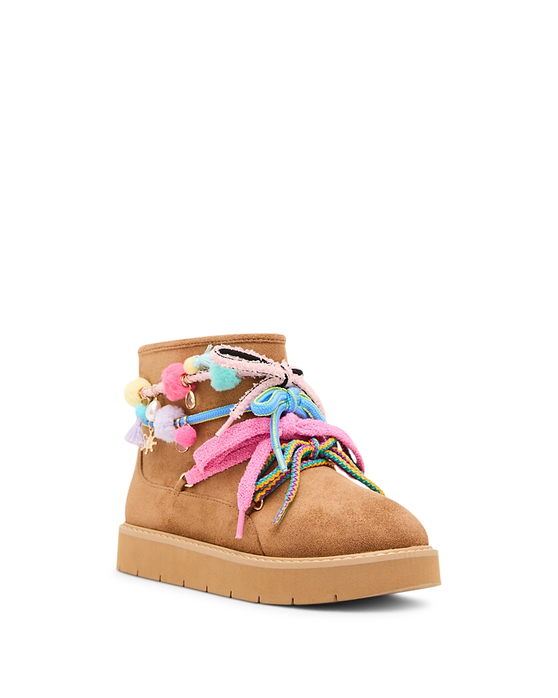 Girls' Jpuff Pom-Pom Boots Toddler, Little Kid, Big Kid