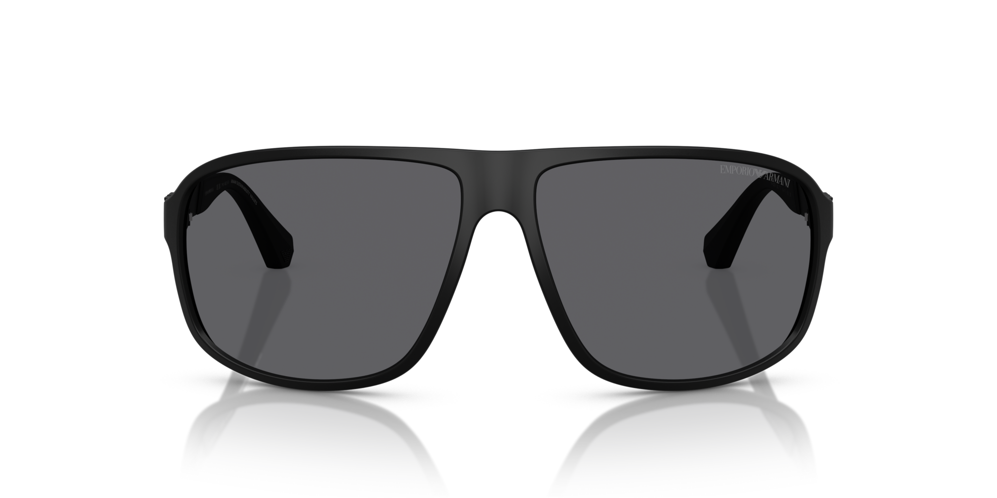 Emporio Armani Man Emporio Armani EA4029 5001T3 Sunglasses Injected Black Grey Squared Polarized