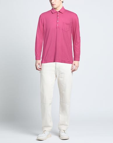 Man Polo shirt Magenta Size XL Cotton