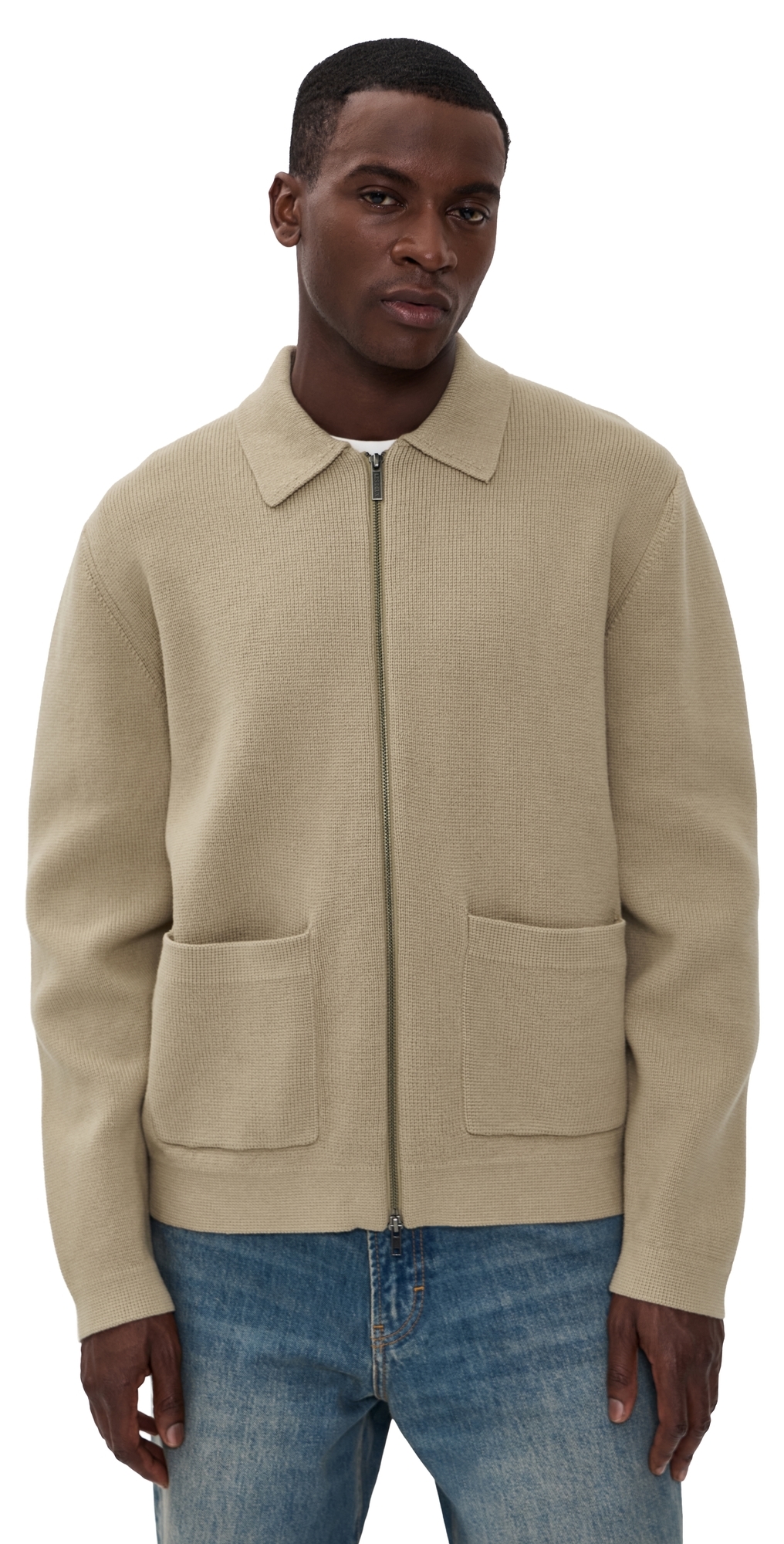 Fischer Cotton Milano Zip Jacket Dark