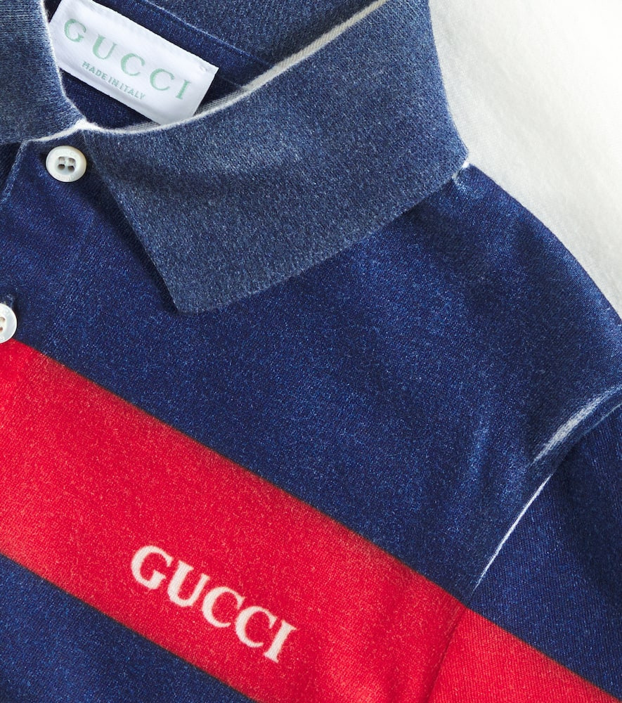 Gucci Kids Cotton polo shirt