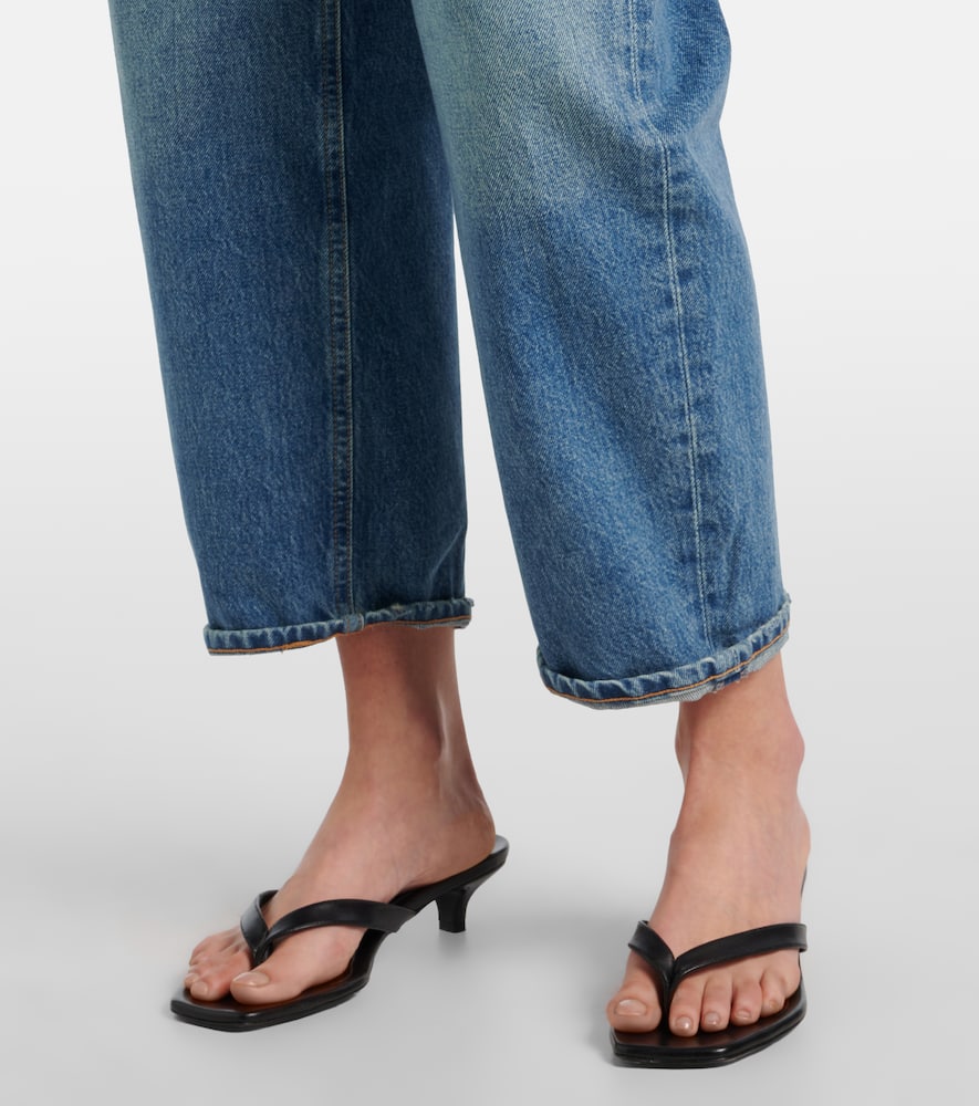 Dahlia mid-rise straight jeans