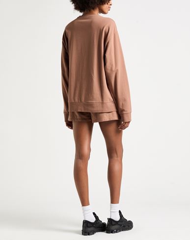 Woman Tracksuit Light brown Size XXL Cotton, Elastane