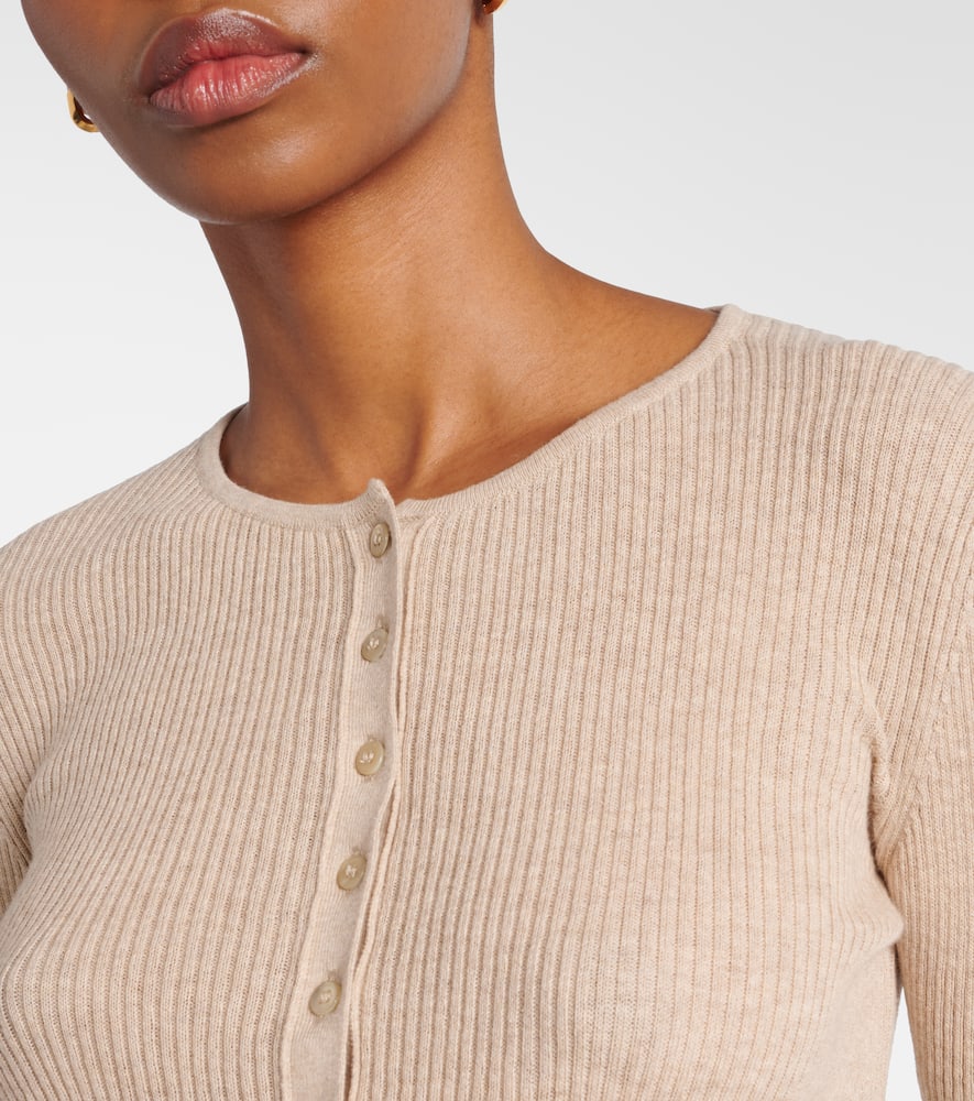 Macaw cotton and cashmere Henley shirt