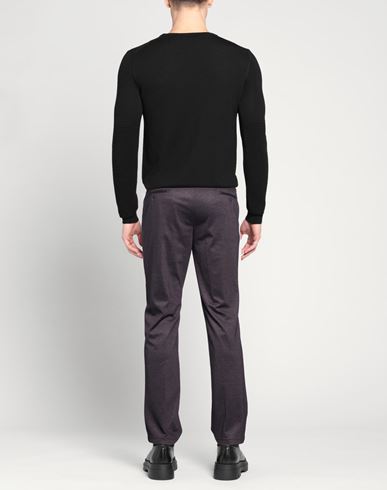Man Pants Dark purple Size 38 Polyester, Viscose, Elastane