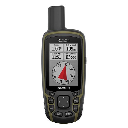 Garmin GPSMAP 65s Multi-Band Multi-GNSS Handheld GPS with Sensors