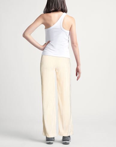 Woman Pants Ivory Size 6 Polyester, Viscose