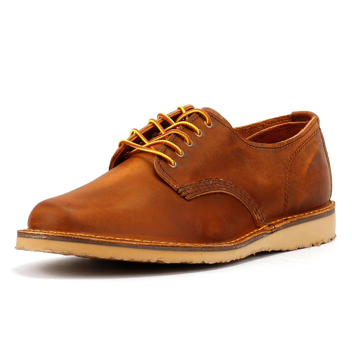 Red Wing 3604 Weekender Oxford Rough & Tough Leather Men's Copper Lace-Up Shoe