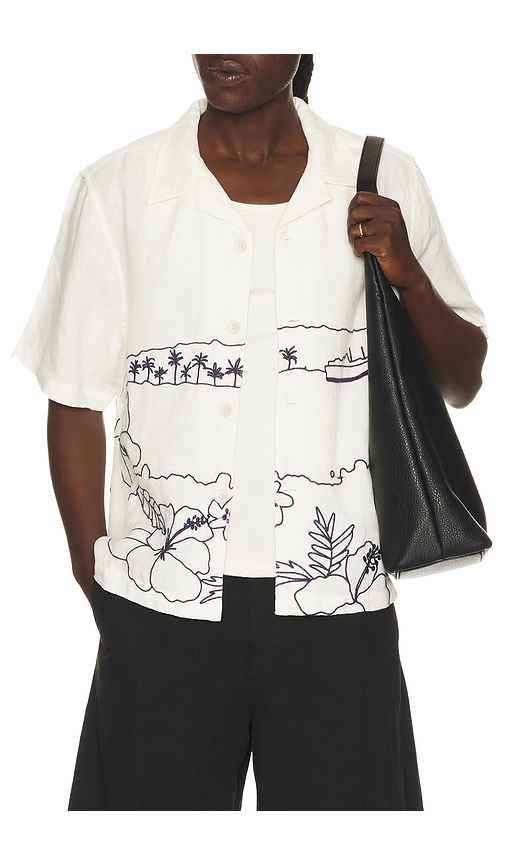 Far afield camisa en color blanco L también en M, S, XL/1X