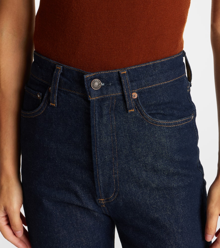 90's Pinch Waist high-rise straight jeans