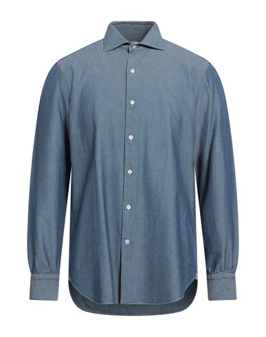 Man Shirt Blue Size 15 ¾ Cotton