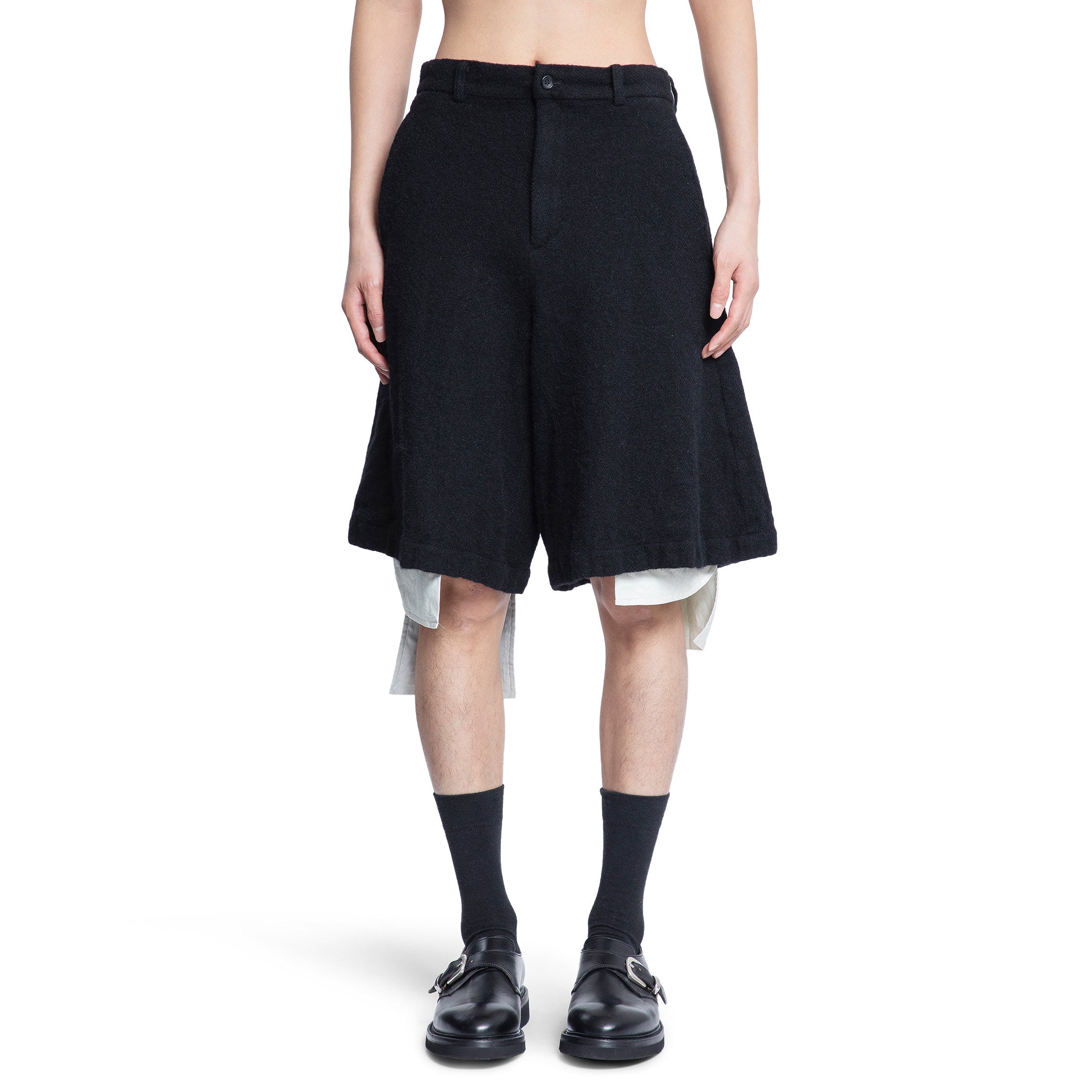 MAN BLACK & WHITE SHORTS & SKIRTS