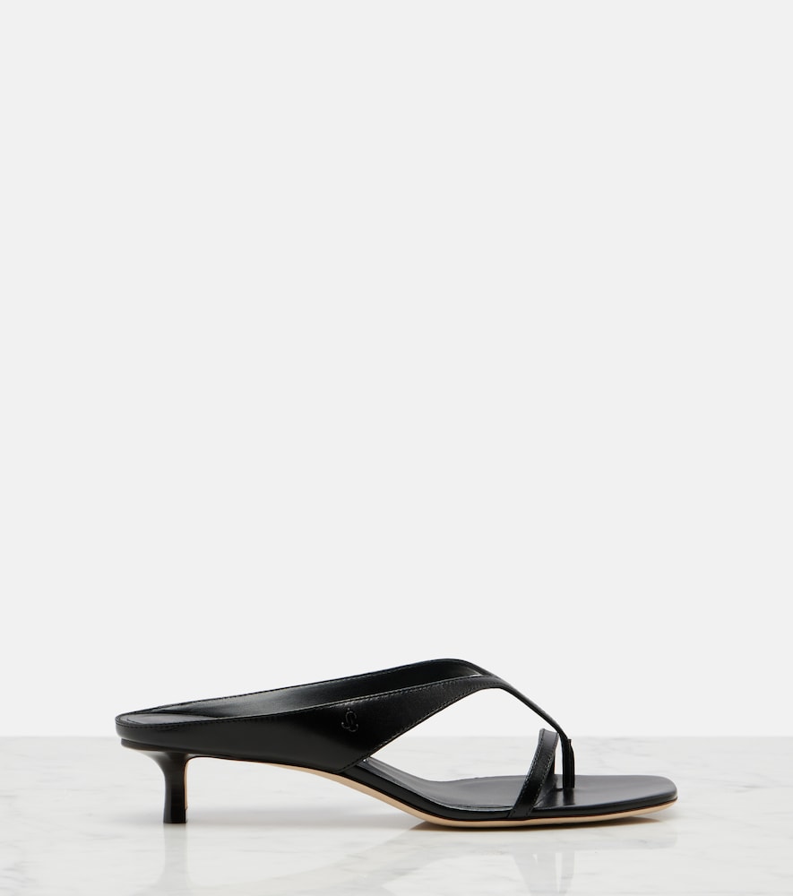 Emery leather thong sandals