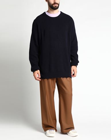 Man Sweater Navy Size M Wool, Viscose, Nylon, Cashmere