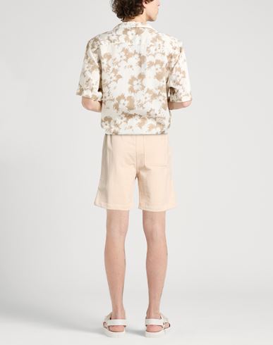 Man Shorts & Bermuda Shorts Sand Size L Cotton