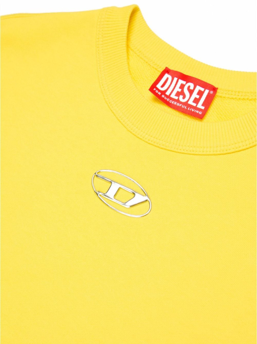 Boys Yellow Full Sleeves Sweatshirts