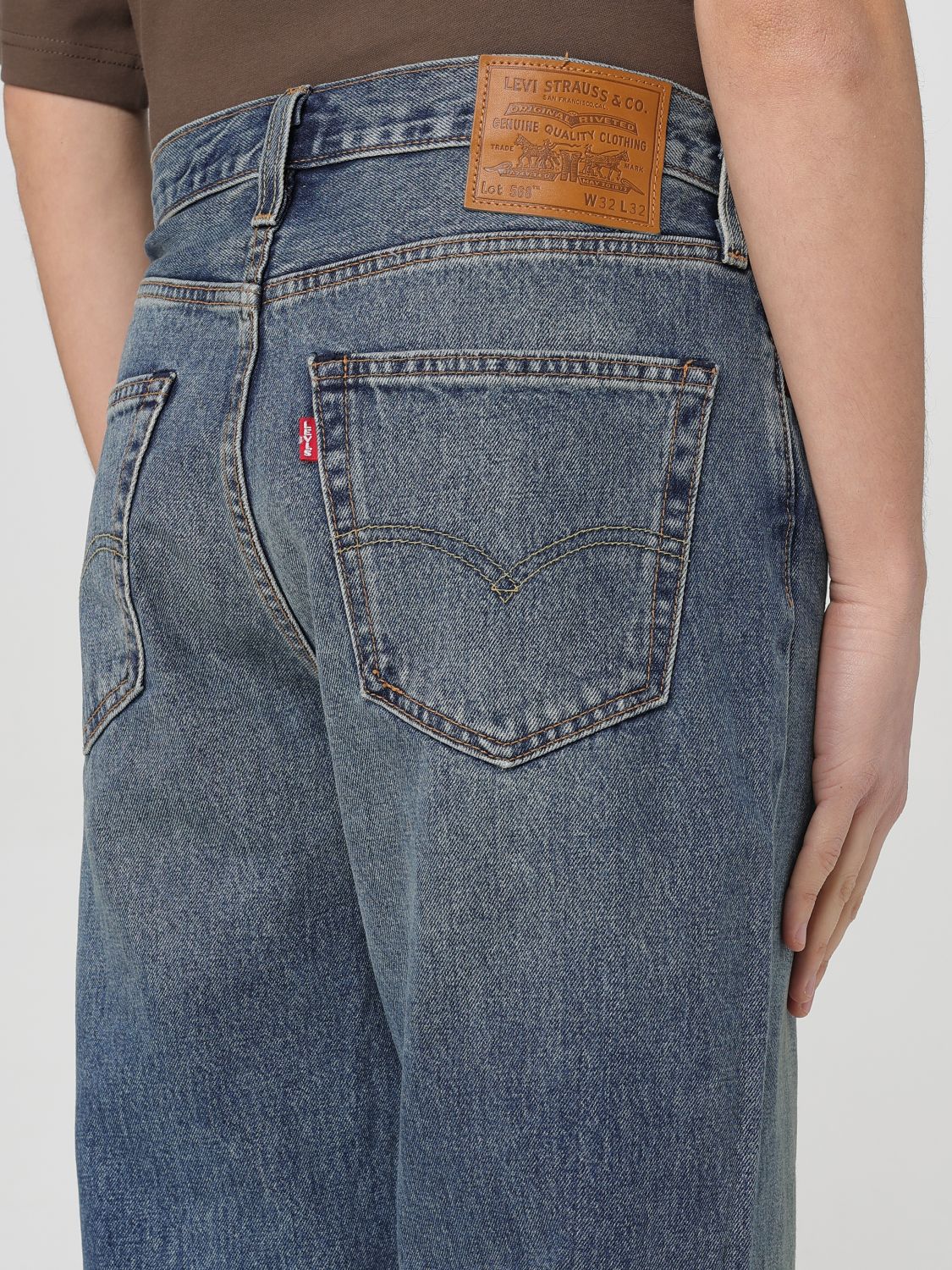 Jeans LEVI'S Men color Denim