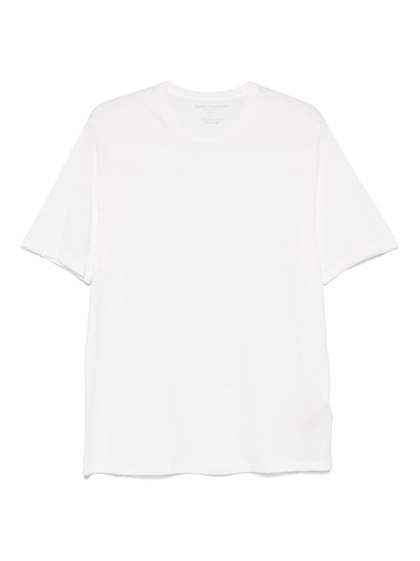 White Cotton Regular Fit T-Shirt