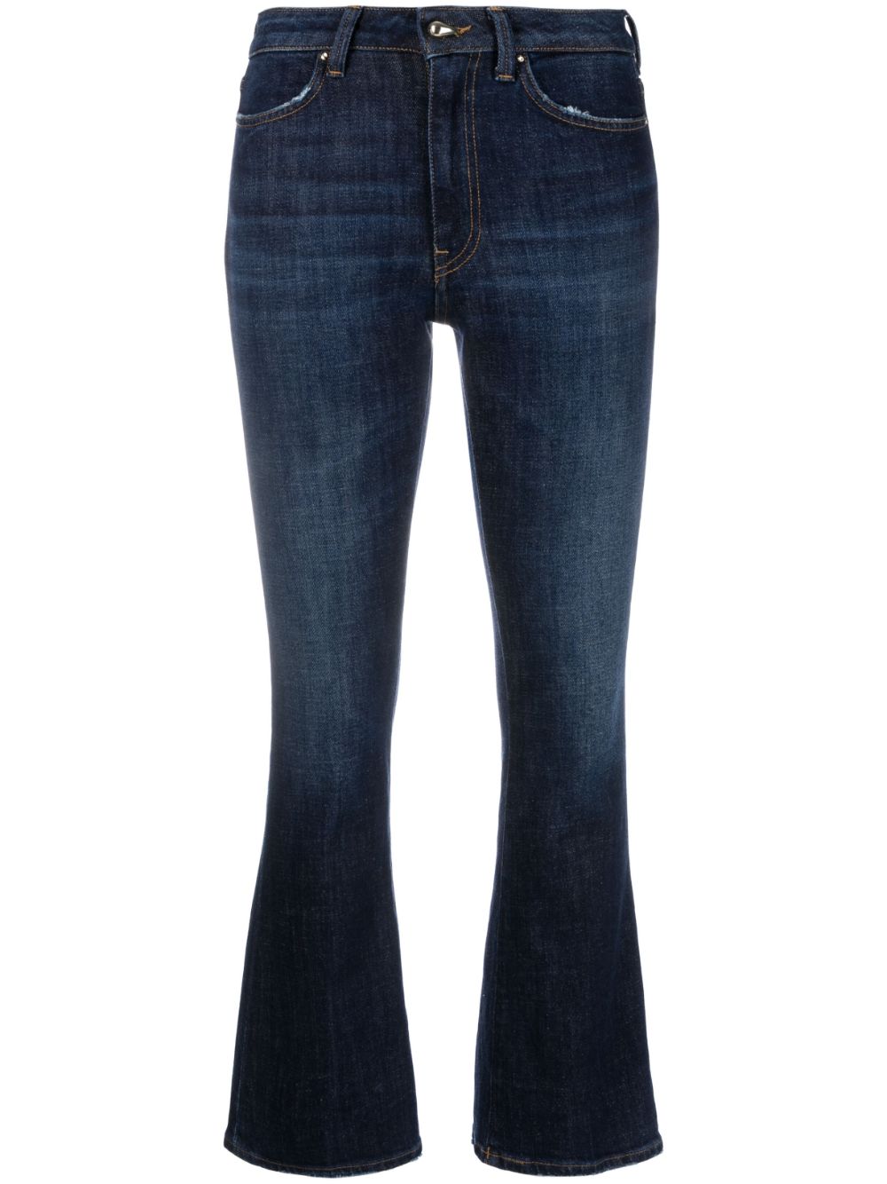Mid-rise flared jeans - Blue